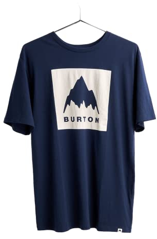 Burton Herren Classic Mountain High T Shirt, Dress Blue, M