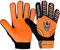Keeperking Torwarthandschuhe Kinder, Jungen und Mädchen, Junior Fußballhandschuhe Fußball Spielerhandschuhe für Jungen tormannhandschuhe Große 4-7 (Claw 2.0 Orange, 3)