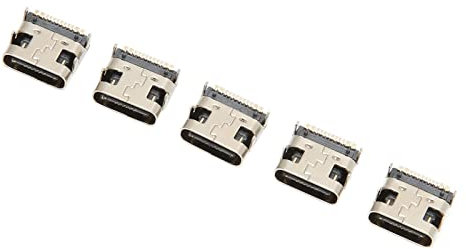 Pièce de Rechange d'interface de connecteur de Port de Prise 5pcs pour Manette de Jeu PS5, Port de Charge de Type C pour PS5, Prise de Charge d'alimentation pour PS5
