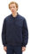 TOM TAILOR Denim Men's 1037382 College Bomber Jacket with Water-Repellent Function, 10668-sky Captain Blue, M