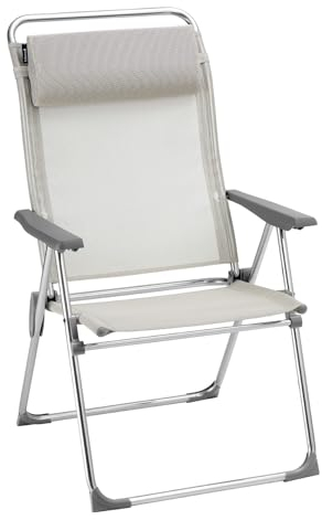 Lafuma Mobilier ALU Stuhl Cham XL, Batyline, Rye II, 67,5 x 68 x 111 cm