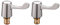 KEDWILL® Tap Revivers Kit 1/2” Lever Head Basin Sink Taps Mixers Bidet Handles Quarter Turn Valves Cartridges (Hot/Red & Cold/Blue Indicator) Replacement(2 Pack/Pair)