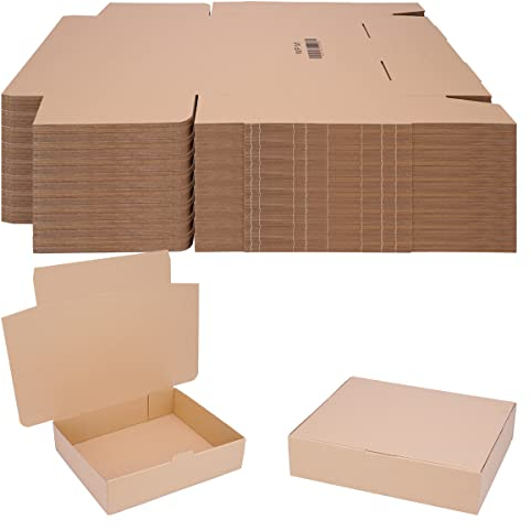 verpacking Faltschachteln 360 x 295 x 85 mm Braun (Außenmaß 365 x 300 x 95 mm) WP M Versandkarton DHL Karton Hermes DPD GLS Verpackung (500 Stück)