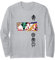 Marvel Comics Retro Classic Ripped Magazine Avengers Logo Long Sleeve T-Shirt