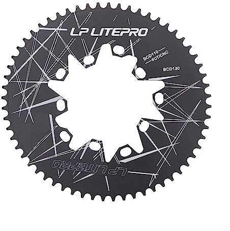 Disco plegable,Disco ovalado de bicicleta,Plato 110 130BCD compartido para bicicleta de carretera,Bicicleta plegable (60T)