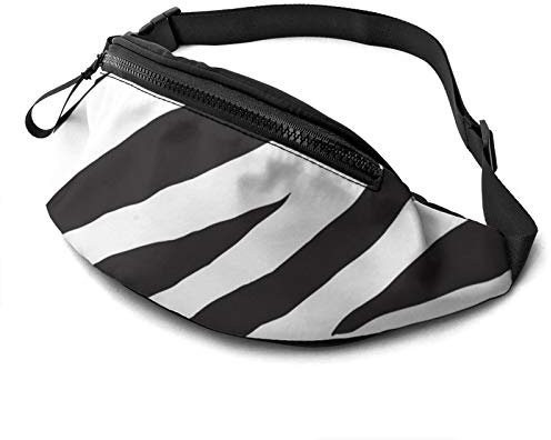 Zebra Bauchtasche Hüfttasche für Damen & Herren, lässige Gürteltasche Crossbody Bauchtasche mit verstellbarem Gurt für Outdoor Laufen Wandern, zebra, Einheitsgröße, modisch