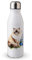 MAXIKIWI Bouteille d'eau à paroi unique avec bouchon à vis, aluminium léger non isolé, sans BPA, anti-fuite – Chat ragdoll dans le jardin – 500 ml