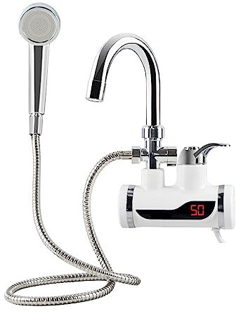 Rubinetto erogatore istantaneo di acqua calda e fredda Doccia istantanea elettrica, rubinetto dell'acqua calda istantanea dello scaldabagno, riscaldatore istantaneo del riscaldamento elettrico dell'ac