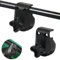 2 Pcs Garden Swing Plastic Fittings,Attach Canopy Frame to Swing Frame,Porch Patio Swing Frame Parts,Outdoor Patio Swings Canopy Replacement Plastic Fittings Match Diameter 20-23mm