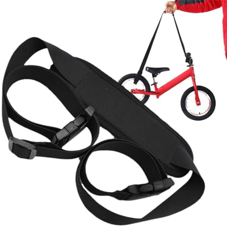 Besreey Roller-Tragegurt, Roller- und Fahrrad-Tragegurte - Verstellbare Scooter-Tragegurte,Rutschfester Tragegurt, Laufrad-Scooter-Gurte, verstellbare und weiche Scooter-Schultergurte für einfachen
