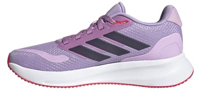 adidas Unisex Kids Runfalcon 5 Junior Shoes, Powder Plum/Aurora Plum/Lucid Red, 3.5 UK