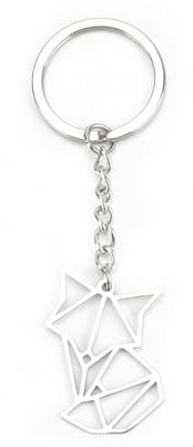 Edelstahl Schlüsselanhänger Mit Süßem, Hohlen Fuchs-Anhänger, Personalisierte Geschenk Für Frauen, Als Geburtstagsgeschenk, Oder Kleine Aufmerksamkeit Für Guter Freundinnen, Mamas Und Erzieherinnen