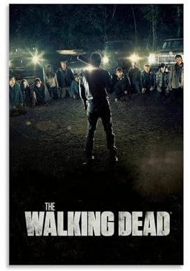 CBEJFGTX TV Series The Walking Dead Negan Classic Scene Poster Wandkunst Bilddruck Moderne Familienzimmer Dekor 12x18inch(30x45cm)