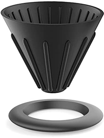 Wiederverwendbarer Kaffee-Trichter aus Silikon, für Zuhause, wendbar, faltbar