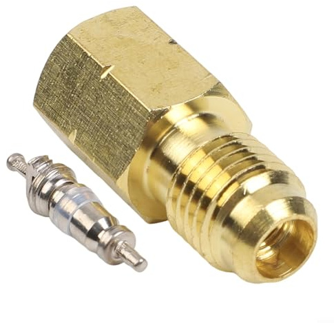 Klimaanlage Service Adapter R32 R454B Linkshänder 14 SAE Innengewinde auf Außengewinde für Druck- und Vakuumwerkzeuge