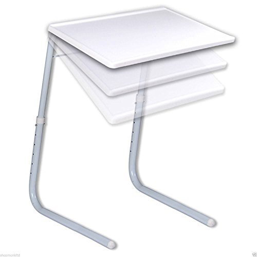 Portable Adjustable Folding Table Mate Tv Dinner Laptop Travelling Bed Tray Desk by zizzi