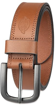 Dickies Men's Casual Leather Belt, Tan, 42