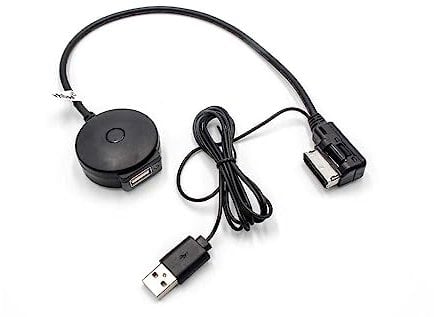 vhbw Bluetooth Adapter kompatibel mit VW Bora, Caddy, EOS, Golf, New Beetle, Passat, Polo, Scirocco, Sharan, T5, Phaeton Autoradio