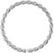 925 Sterling Silber Nasenpiercing Nasenring Septum 20 Gauge - 8MM Durchmesser nahtloser offener Twister Hoop Nasenring Nase Piercing Frauen Männer