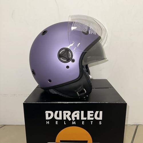 CASCO MOTO NUDO DURALEU GLICINE OPACO TAGLIA S