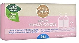Gifrer Physiologica Serum Physiologique Bebe 24x10ml Physiologica 240ml