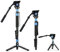 SIRUI P-325FL Carbon Fibre Camera Monopod With Removable Tripod Stand Base and VH-10 Fluid Head for DSLR, Video Camcorder - 179.5cm, Max Load 10kg