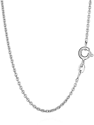 NKlaus 40cm Ankerkette 925 Silber elegante Halskette filigrante Breite 1,1mm Collier 1,5g federleicht 6616
