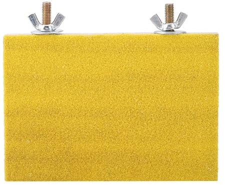 FTVOGUE Pájaro Perca Soporte Naturaleza Madera Plataforma Juguete Zona de Juegos Pata Molienda Limpia para Mascotas Loro Hamster Ardilla(02)