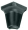 DQ-PP 1 barre d'angle intérieur - Noir - 38 x 50 mm - PVC - Plinthe de finition pour plan de travail, cuisine, plinthe de finition