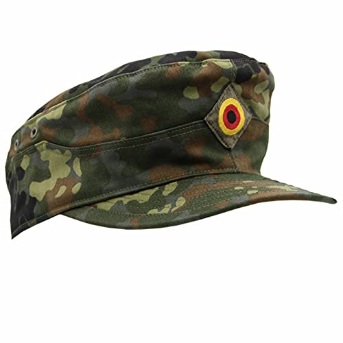 baum-m gmbh Feldmütze der Bundeswehr nach TL Größe 62 flecktarn Schirmmütze Heer BW