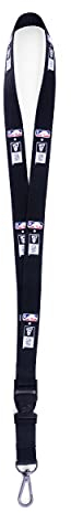 New Era NFL NBA MLB Football Basketball Baseball Lanyard Keyholder Schlüsselband mit Abnehmbarer Schnalle (schwarz - NBA)