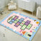 FODELIUY HüPfspiel Teppich Kinderzimmer, Hopscotch Rug, HüPfkäStchen Matte, Spielteppich MäDchen Jungen, HüPfmatte Kinder(140×200cm)