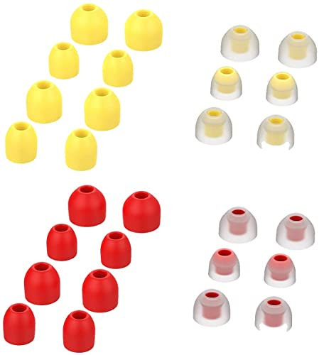 Tyogeephy Auricolari Compatibile con Sony WF-1000XM4/WF-1000XM3 Cuffia -Sostituzione Auricolari Earhooks Kit Pairs Silicone Earbud Tips Earhooks Adatto per Sony WF-1000XM4/WF-1000XM3