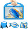 Kids Case for Samsung Galaxy Tab A8 10.5'' 2022, Mansiruyi Lightweight Shockproof Kids Friendly Case with Handle Stand for Galaxy Tablet A8 10.5 Inch (SM-X200/X205/X207) (Blue)