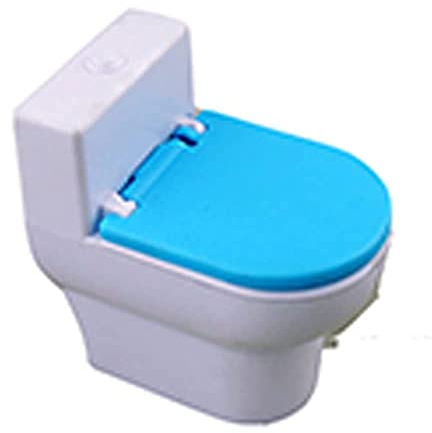 Ersatzteile für Barbie Malibu Haus Spielset FXG57 ~ Ersatz-Toilette mit blauem Deckel