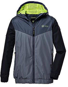 Killtec Jungen Funktionsjacke/Outdoorjacke mit Kapuze KOS 288 BYS JCKT, blaugrau, 152, 41474-000