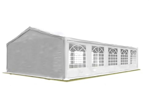 Tente de réception 5x10m Tente réception Solide PVC 600 N Bâche étanche et Montage Rapide