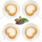 Gohytal Double Walled Coffee Glasses Mugs, 4x250ml Heart Cappuccino Latte Macchiato Glasses Cups/w Handle, Heat Resistant Glasses for Coffee Tea Milk Juice Ice Cream, Clear Mug for Hot & Cold Drink