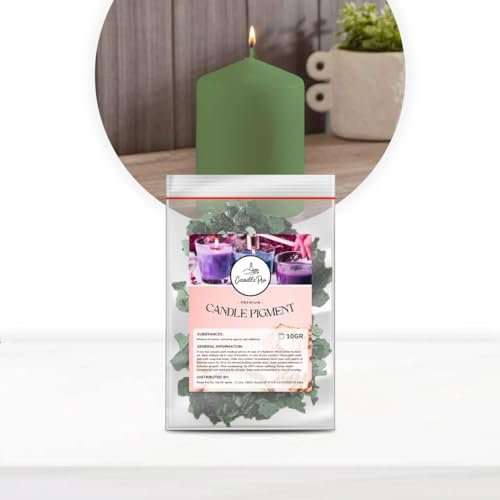 Tintes Resin Pro para Velas, Ceras y Parafinas, Tinte para Velas DIY ColorCandle by CandlePro, ¡Un arcoíris de colores para tu Vela DIY! (Verde)