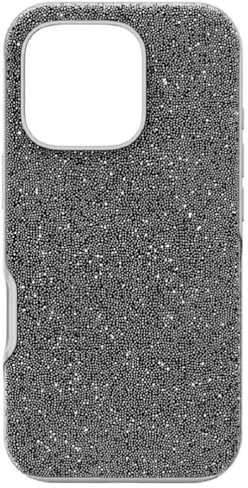 Swarovski High smartphone case, iPhone® 16 Pro, Silver Tone