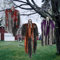 Halloween Deko Outdoor, 3 Stück Skelett Halloween Dekorationen, EIN 120 cm Skelett Lebensgroß, Zwei 77cm Grim Reaper, Hängende Skeletts Geister für Halloweens Deko Garten, Innen, Party, Spukhaus