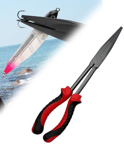 WAVATA Angelzange Hakenlöser, Hakenlöser Zange Multifunktion, Angeln Zange Korissionsbeständig, Hakenlöser Zange 28cm, Hakenlöser Zange Hecht, Angelzubehör zum Fang Von Raubfischen Verwendet