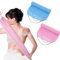 Lot de 2 gants de toilette exfoliants pour le corps avec poignées pour la douche, le bain, exfoliants en nylon pour le dos, serviette extensible pour les peaux sensibles et rugueuses