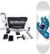 Komplettes Skateboard Santa Cruz zur Selbstmontage mit professionellem Vogelhaus-Set - Hohe Leistung (White Hand, 8.25)