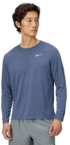 Nike Men's Miler Dri-fit Uv Long-Sleeve Running Top