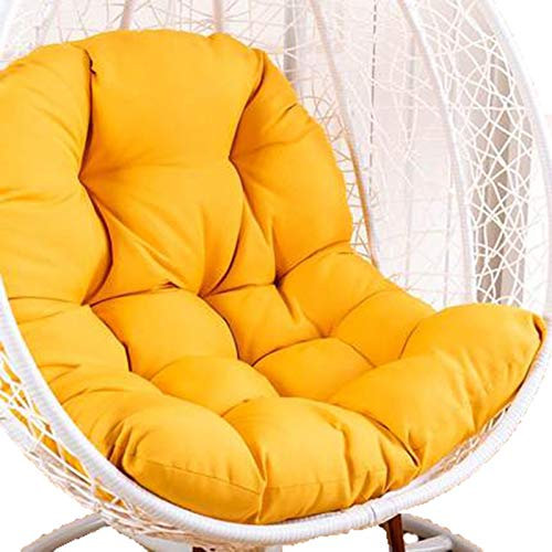 Wasserdichtes, gelbes Hängesessel, Ersatz für große Schaukelstühle, sonnenbeständige Sitzpolster für Schlafzimmer und vier Jahreszeiten