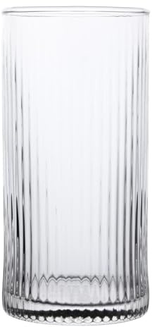 Olympia Chester Long Drink Glasses 370ml, Pack of 6 | Heavily weighted base improves stability to prevent accidental spills during busy commercial bar service.