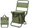 Pasdrucn Faltbar Campinghocker Mit Tasche Und Lehne, Campingstuhl Faltbar Leicht, Campingstuhl Faltbar Mit 1 Seitentaschen, Camping Stühle, Angelstuhl Faltbar, Campingstuhl 150 Kg (Grüne)