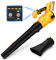 Soffiatore a batteria compatibile con Dewalt 18 V 20 V (senza batterie), soffiatore brushless per pulizia in esterni, foglio per la cura del prato, soffiatore per la cura del prato, bolle di foglie