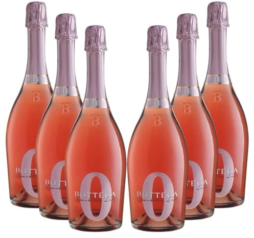 Bottega Sparkling Life 0% Zero Alcohol Rose Sparkling Wine case of 6 x 750 ml Bottles